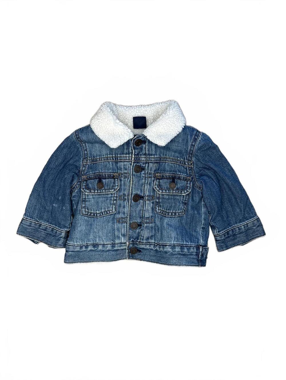 babyGap Denim Sherpa Jacket 6-12M